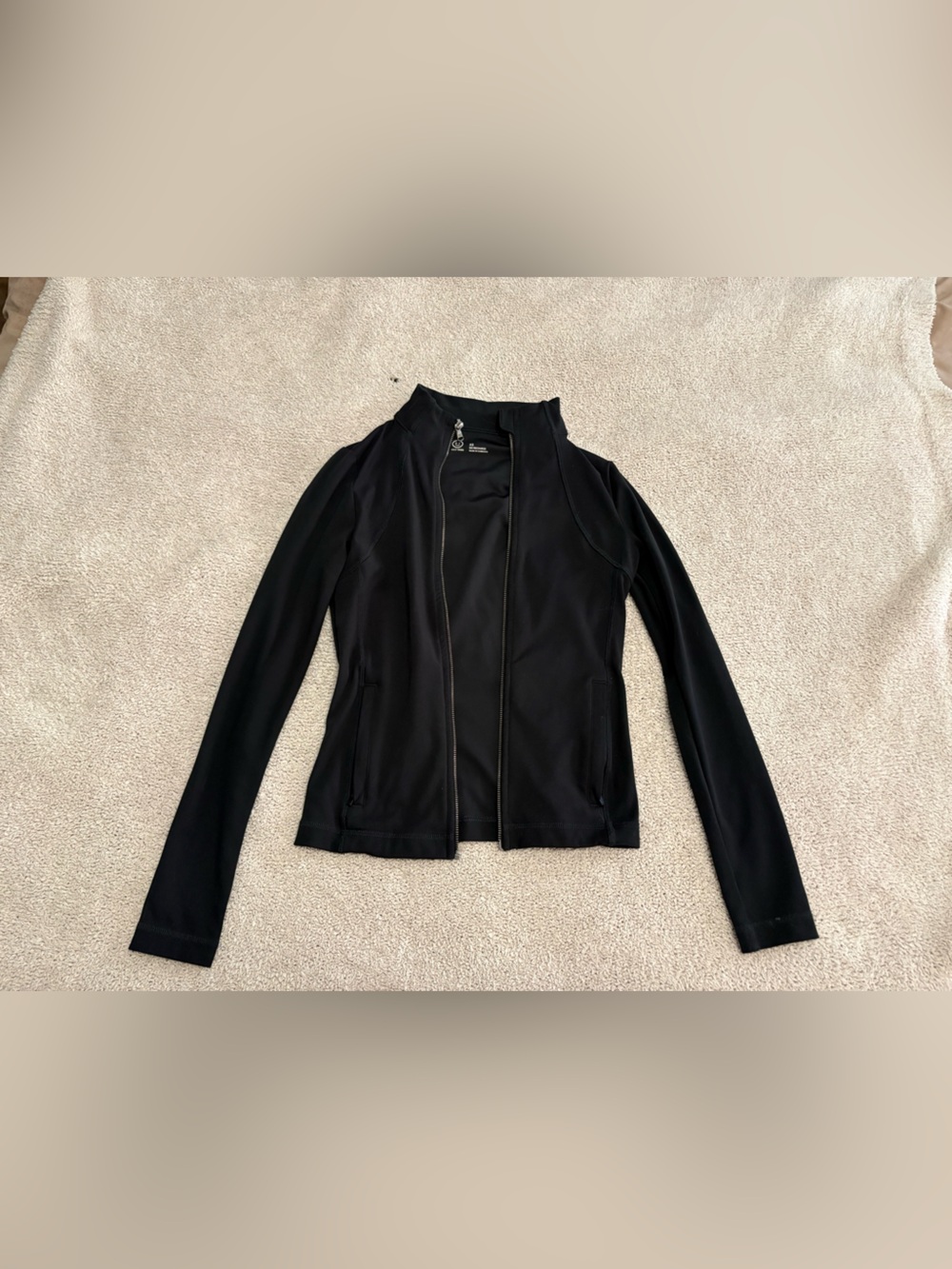 Black Women's Zip-Front Jacket